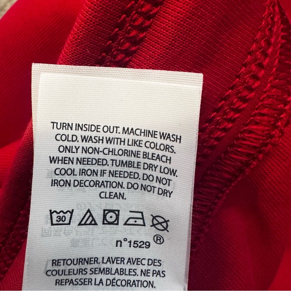 Polo Ralph Lauren Double Knit Cotton Jersey Shorts Red Mens Sz. XL - Picture 9 of 9